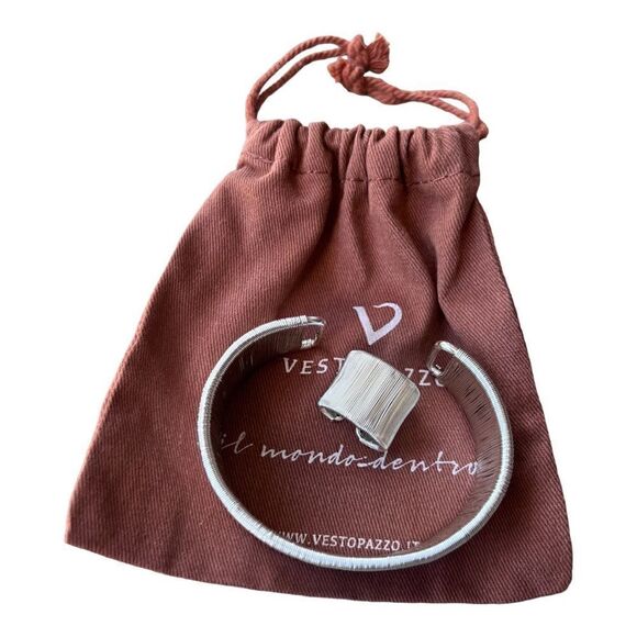 VESTOPAZZOāThināWireāBandāBraceletāAndāRingāSet. - Picture 3 of 8